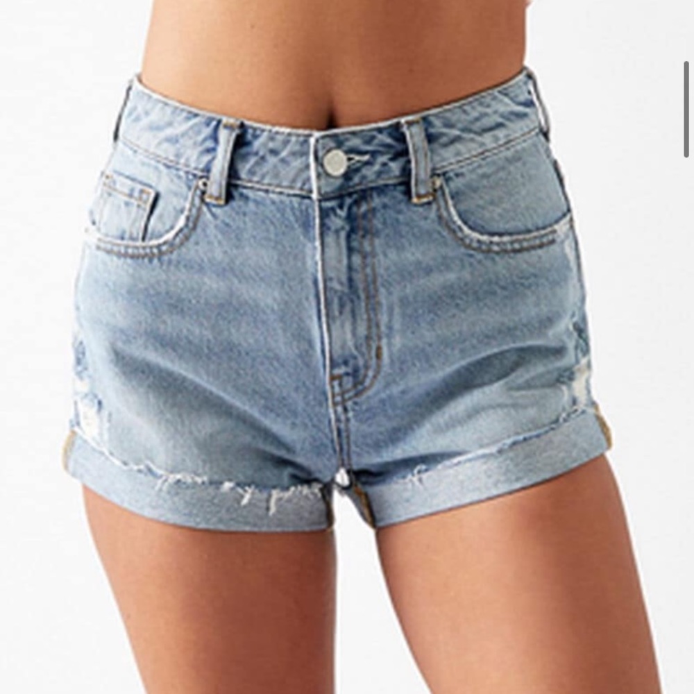 PacSun Light Blue Mom Shorts